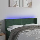 Klassiek LED-hoofdbord voor een moderne slaapkamer uitstraling - Donkergroen / 147 x 16 x 78/88 cm / 1 - Hoofdborden