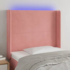 Klassiek LED-hoofdbord voor een moderne slaapkamer uitstraling - Roze / 103 x 16 x 118/128 cm / 1 - Hoofdborden