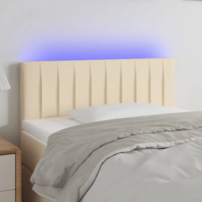 Klassiek LED Hoofdbord voor Moderne Slaapkamer - Crème / 90 x 5 x 78/88 cm / 1 - Hoofdborden en voetborden