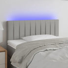 Klassiek LED Hoofdbord voor Moderne Slaapkamer - Lichtgrijs / 100 x 5 x 78/88 cm / 1 - Hoofdborden en voetborden