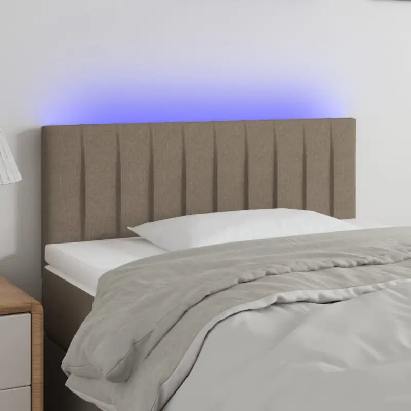Klassiek LED Hoofdbord voor Moderne Slaapkamer - Taupe / 80 x 5 x 78/88 cm / 1 - Hoofdborden en voetborden