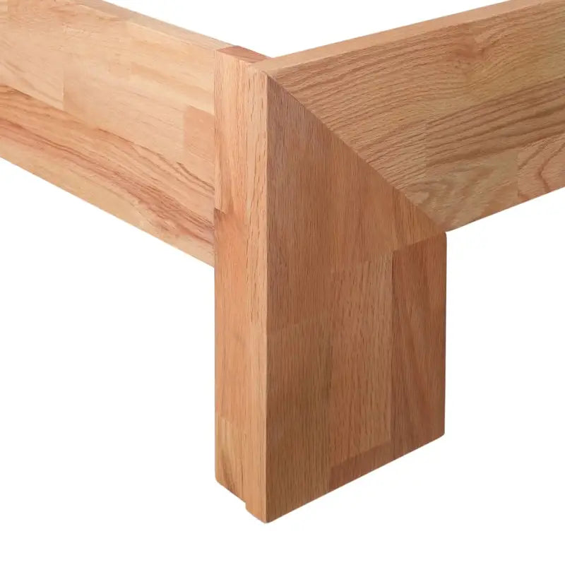 Klassiek massief eikenhout bedframe met elegante uitstraling - 160 x 200 cm - Bedden & bedframes