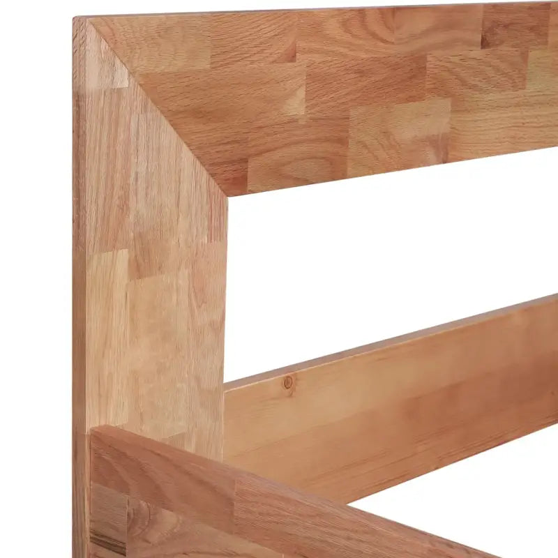 Klassiek massief eikenhout bedframe met elegante uitstraling - 160 x 200 cm - Bedden & bedframes