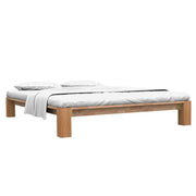 Klassiek massief eikenhouten bedframe met rustieke charme - 160 x 200 cm - Bedden & bedframes