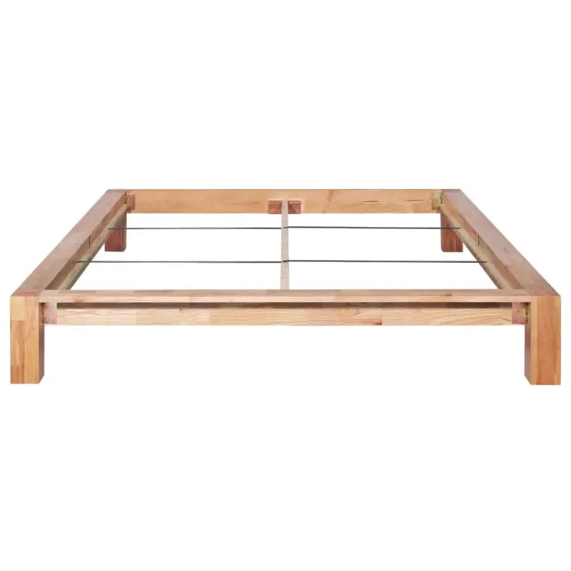 Klassiek massief eikenhouten bedframe met rustieke charme - 160 x 200 cm - Bedden & bedframes