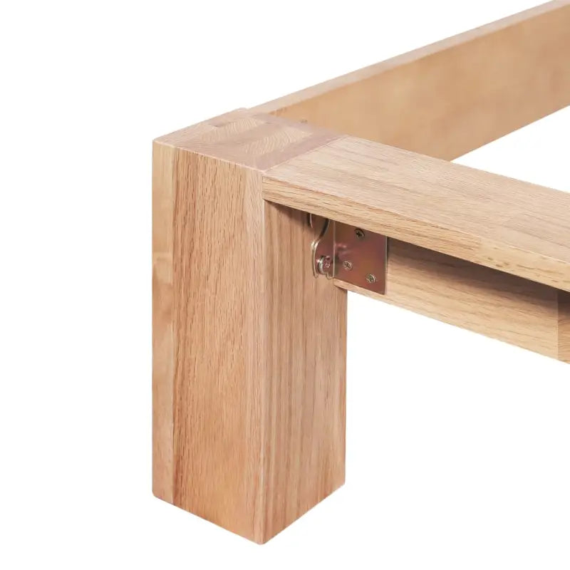 Klassiek massief eikenhouten bedframe met rustieke charme - 160 x 200 cm - Bedden & bedframes