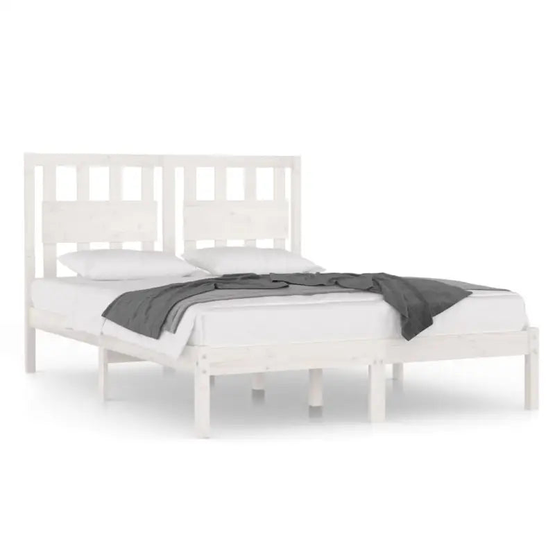 Klassiek massief grenenhout bedframe met levering bevat - Bedden & bedframes
