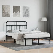 Klassiek metalen bedframe met extra opbergruimte en metalen latten - Bedden & bedframes