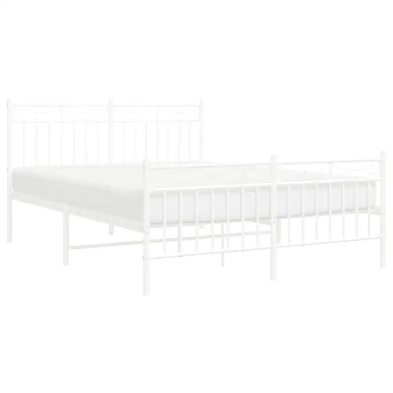 Klassiek metalen bedframe met extra opbergruimte en metalen latten - Bedden & bedframes