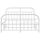 Klassiek metalen bedframe met extra opbergruimte en metalen latten - Bedden & bedframes