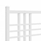 Klassiek metalen bedframe met extra opbergruimte en metalen latten - Bedden & bedframes