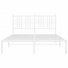 Klassiek metalen bedframe met extra opbergruimte en metalen latten - Bedden & bedframes
