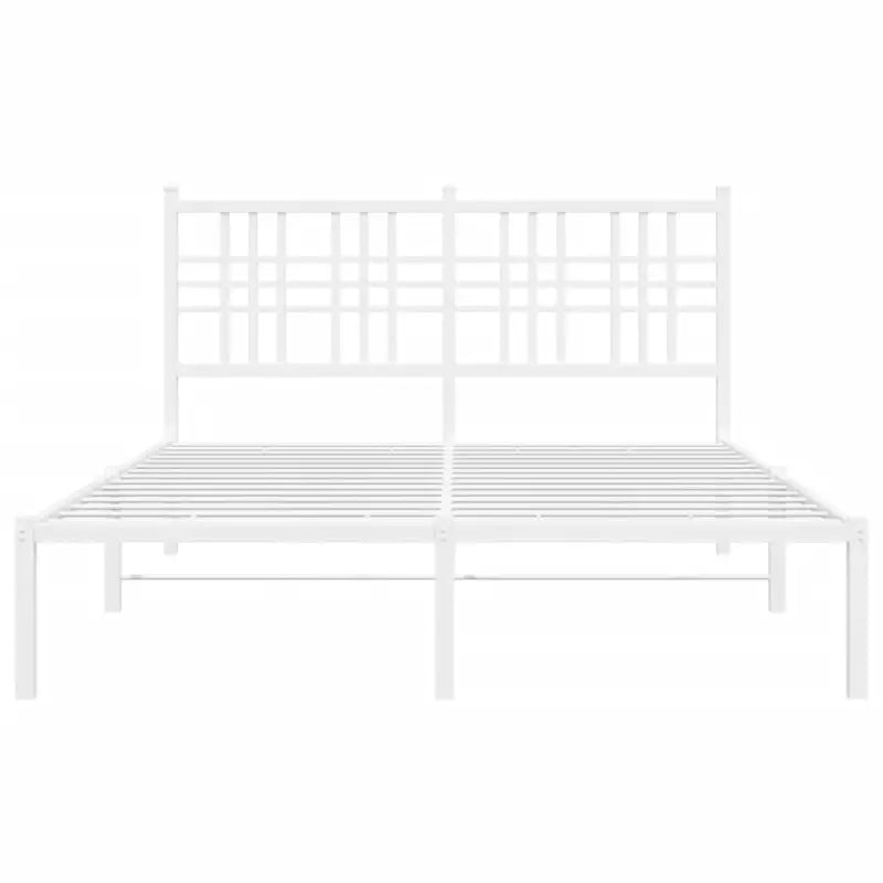 Klassiek metalen bedframe met extra opbergruimte en metalen latten - Bedden & bedframes