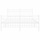 Klassiek metalen bedframe met extra opbergruimte en metalen latten - Bedden & bedframes