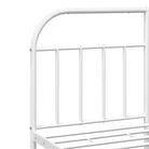 Klassiek metalen bedframe met extra opbergruimte en metalen latten - Bedden & bedframes