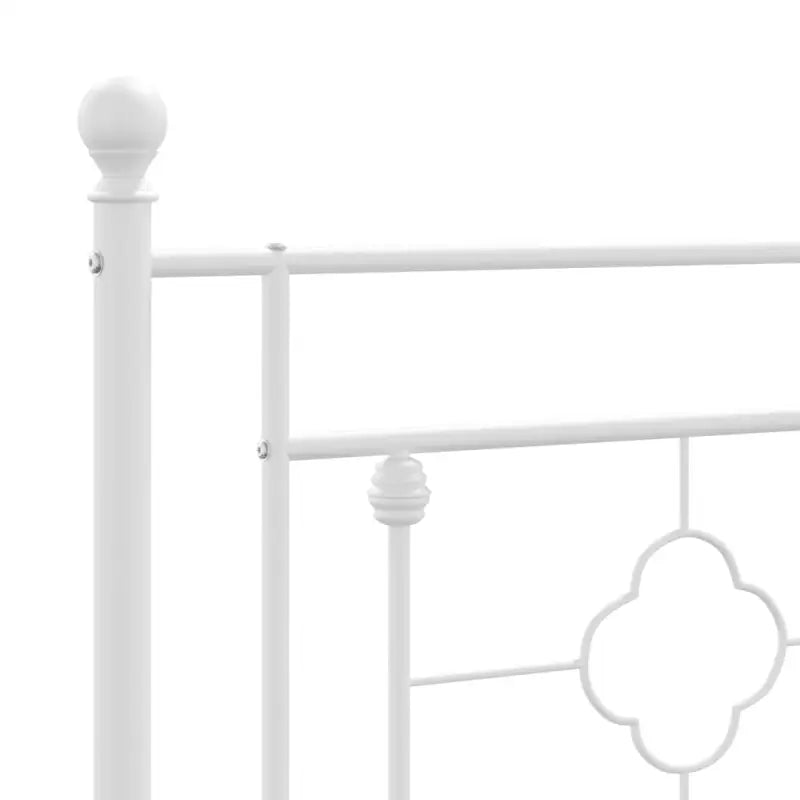 Klassiek metalen bedframe met extra opbergruimte en metalen latten - Bedden & bedframes