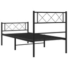 Klassiek metalen bedframe met metalen latten en extra opbergruimte - Bedden & bedframes