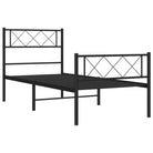 Klassiek metalen bedframe met metalen latten en extra opbergruimte - Bedden & bedframes