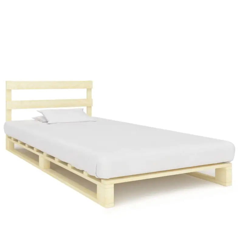 Klassiek palletbed gemaakt van massief grenenhout voor elke slaapkamer - Bedden & bedframes
