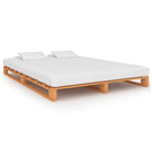 Klassiek palletbedframe van massief grenenhout voor elke slaapkamer - Bruin / 200 x 200 cm - Bedden & bedframes