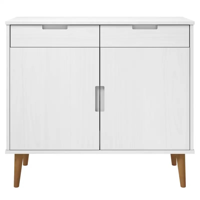 Klassiek Scandinavisch dressoir van massief grenenhout - Dressoirs & buffetkasten