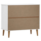 Klassiek Scandinavisch dressoir van massief grenenhout - Dressoirs & buffetkasten