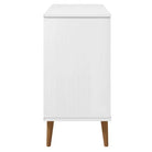 Klassiek Scandinavisch dressoir van massief grenenhout - Dressoirs & buffetkasten