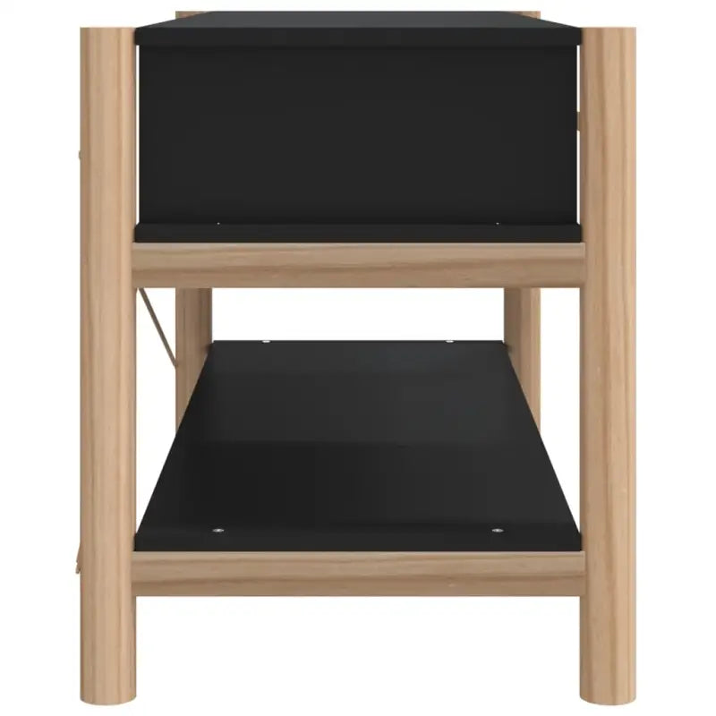 Klassiek Tv-meubel met bewerkt hout en houten poots voor stijl en duurzaamheid - Tv-meubels