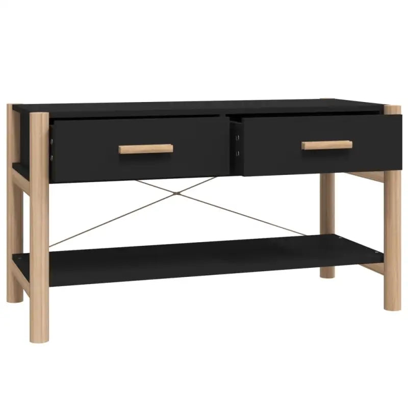 Klassiek Tv-meubel met bewerkt hout en houten poots voor stijl en duurzaamheid - Tv-meubels
