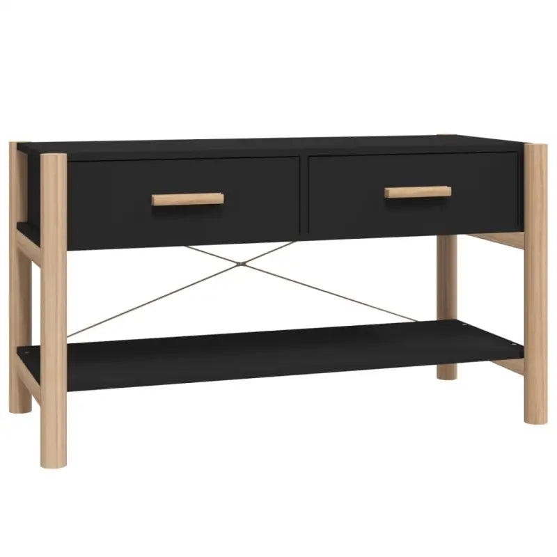 Klassiek Tv-meubel met bewerkt hout en houten poots voor stijl en duurzaamheid - Tv-meubels
