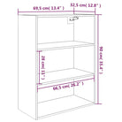 Klassieke bewerkt hout hangkast voor muurruimte en decoratie - Dressoirs & buffetkasten
