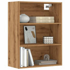 Klassieke bewerkt hout hangkast voor muurruimte en decoratie - artisanaal eikenkleurig / 1 - Dressoirs & buffetkasten