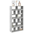 Klassieke Boekenkast van bewerkt hout met strak ontwerp - Betongrijs / 1 / 187.5 cm - Boekenkasten