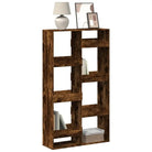 Klassieke boekenkast van bewerkt hout voor een stijlvol interieur - Gerookt eiken / 1 / 175 cm - Boekenkasten