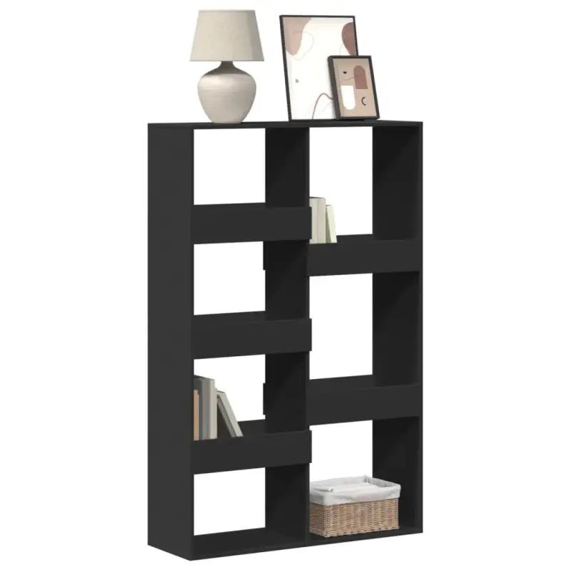 Klassieke boekenkast van bewerkt hout voor een stijlvol interieur - Zwart / 1 / 155.5 cm - Boekenkasten