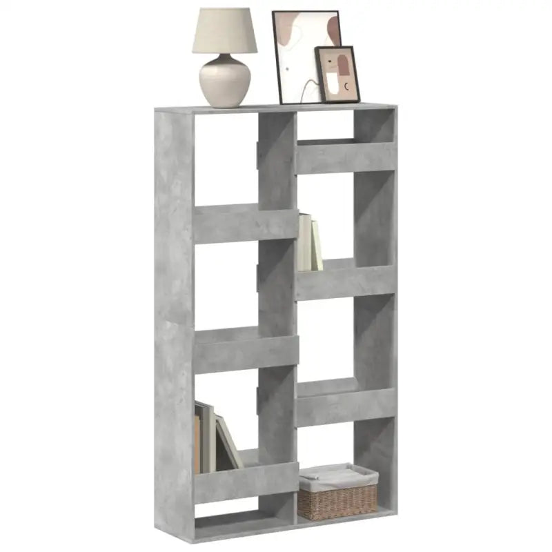 Klassieke boekenkast van bewerkt hout voor een stijlvol interieur - Betongrijs / 1 / 175 cm - Boekenkasten
