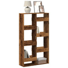 Klassieke boekenkast van bewerkt hout voor een stijlvol interieur - Oud hout / 1 / 175 cm - Boekenkasten