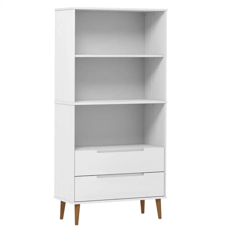 Klassieke boekenkast van massief grenenhout met Scandinavisch ontwerp - Boekenkasten