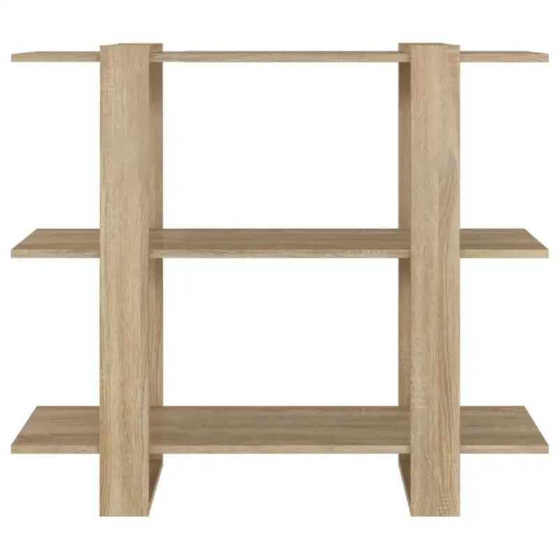Klassieke boekenkast voor kamerscherm gebruikt met praktische opbergruimte - Sonoma eiken / 1 - Boekenkasten