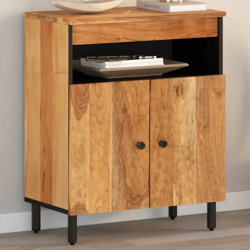 Klassieke Dressoir in Massief Acaciahout met Tijdloze Uitstraling - Naturel / 1 / Massief acaciahout - Dressoirs &