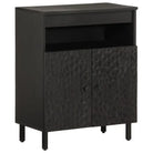Klassieke Dressoir in Massief Acaciahout met Tijdloze Uitstraling - Zwart / 1 / massief mangohout - Dressoirs &