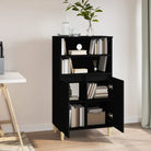 Klassieke dressoir met bewerkt hout en houten poten voor een stijlvolle inrichting - Dressoirs & buffetkasten