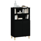 Klassieke dressoir met bewerkt hout en houten poten voor een stijlvolle inrichting - Dressoirs & buffetkasten