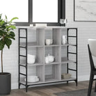 Klassieke dressoir van bewerkt hout met stevig blad en verstelbare poten - Grijs sonoma / 1 / 103.5 cm - Dressoirs &