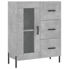 Klassieke Dressoir van Bewerkt Hout met Tijdloze uitstraling - Dressoirs & buffetkasten