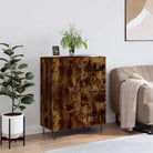 Klassieke Dressoir van Bewerkt Hout met Tijdloze uitstraling - Gerookt eiken / 1 - Dressoirs & buffetkasten