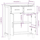 Klassieke dressoirs met bewerkt hout en houten poten - Dressoirs & buffetkasten