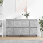 Klassieke dressoirs van bewerkt hout met tijdloze uitstraling - Betongrijs / 2 - Dressoirs & buffetkasten