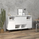 Klassieke dressoirs van bewerkt hout met tijdloze uitstraling - Hoogglans wit / 2 - Dressoirs & buffetkasten