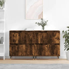 Klassieke dressoirs van bewerkt hout met tijdloze uitstraling - Gerookt eiken / 2 - Dressoirs & buffetkasten